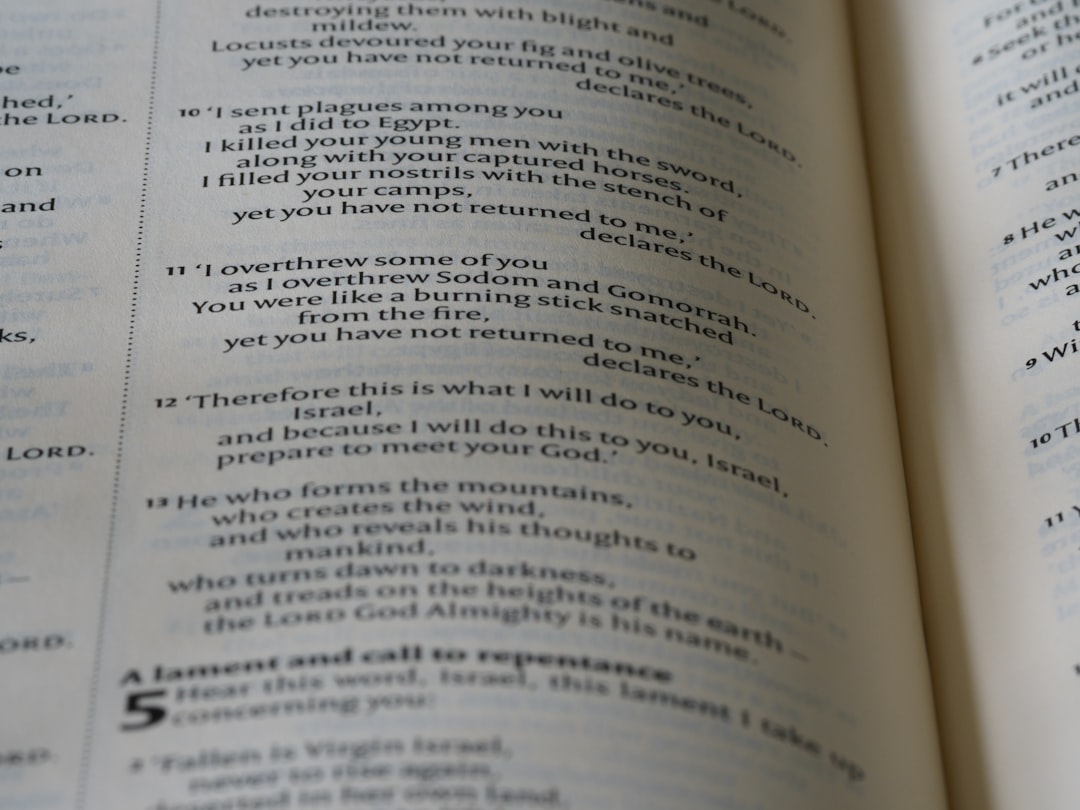a close up of a book with an open page